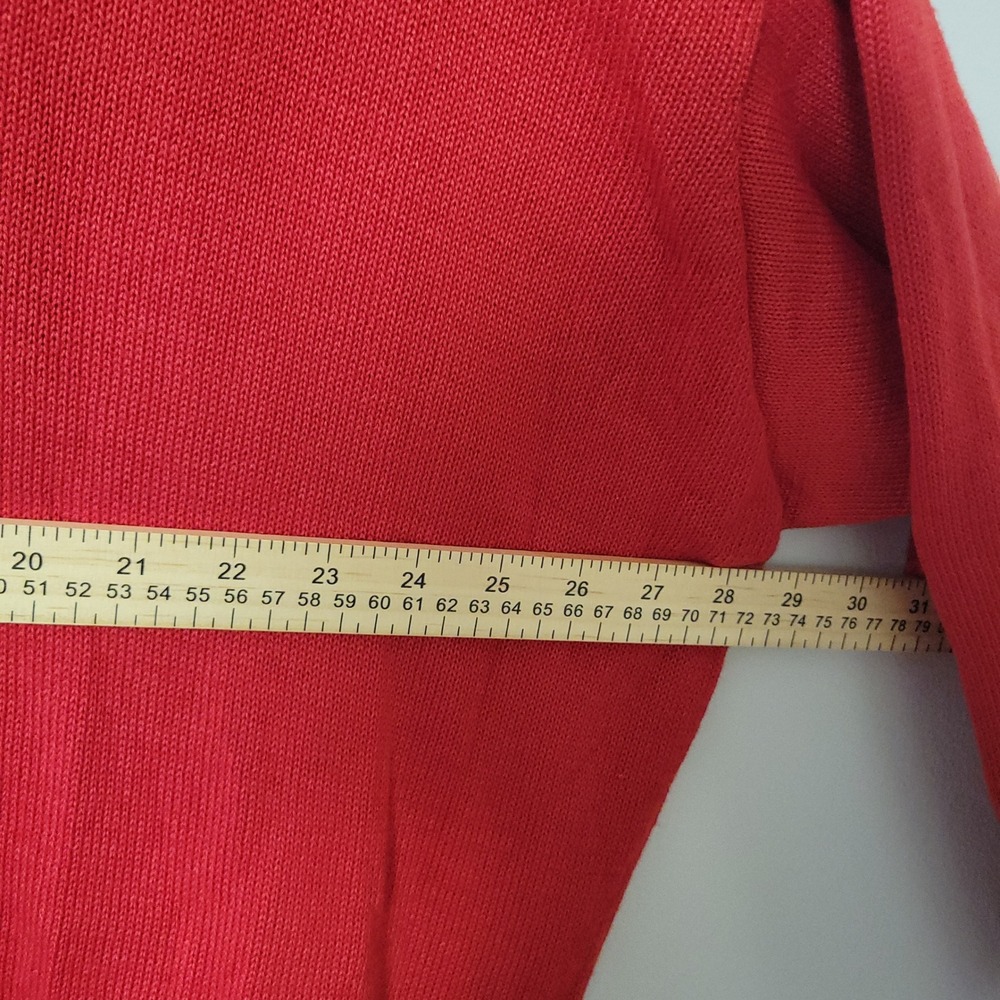 Ultra Game NBA Chicago Bulls Red V-Neck Sweater Mens 3X Varsity Knit Pullover - Picture 6 of 9